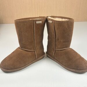 BearPaw Tan Suede Winter Boots